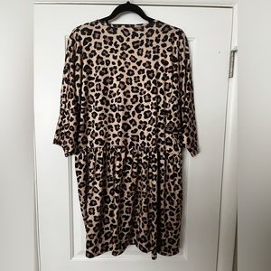 Cheetah babydoll dress